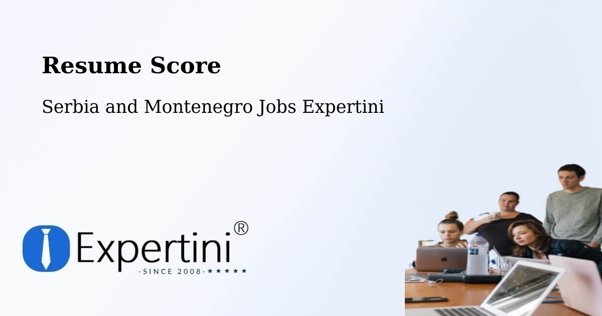 Resume Score & Job Description Match Tool – Sainte Thècle - Serbia and Montenegro Jobs Expertini